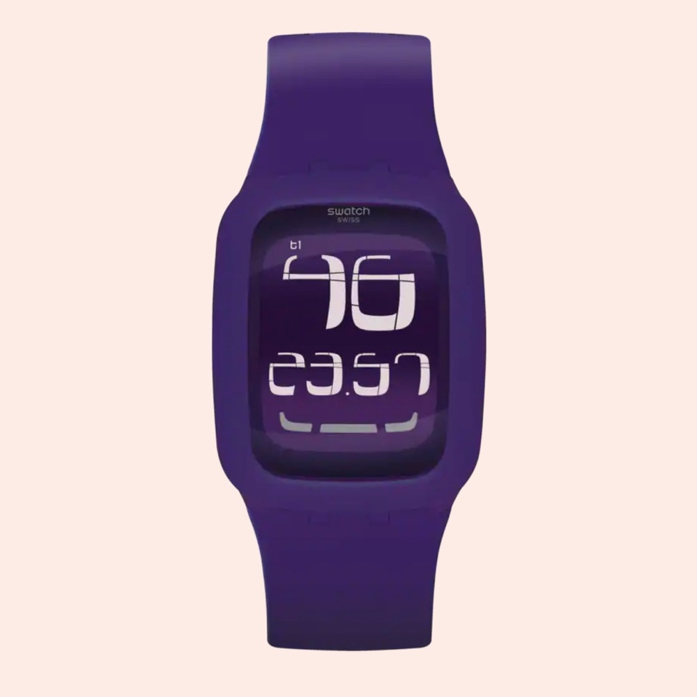 Purple Swatch Touch Watch